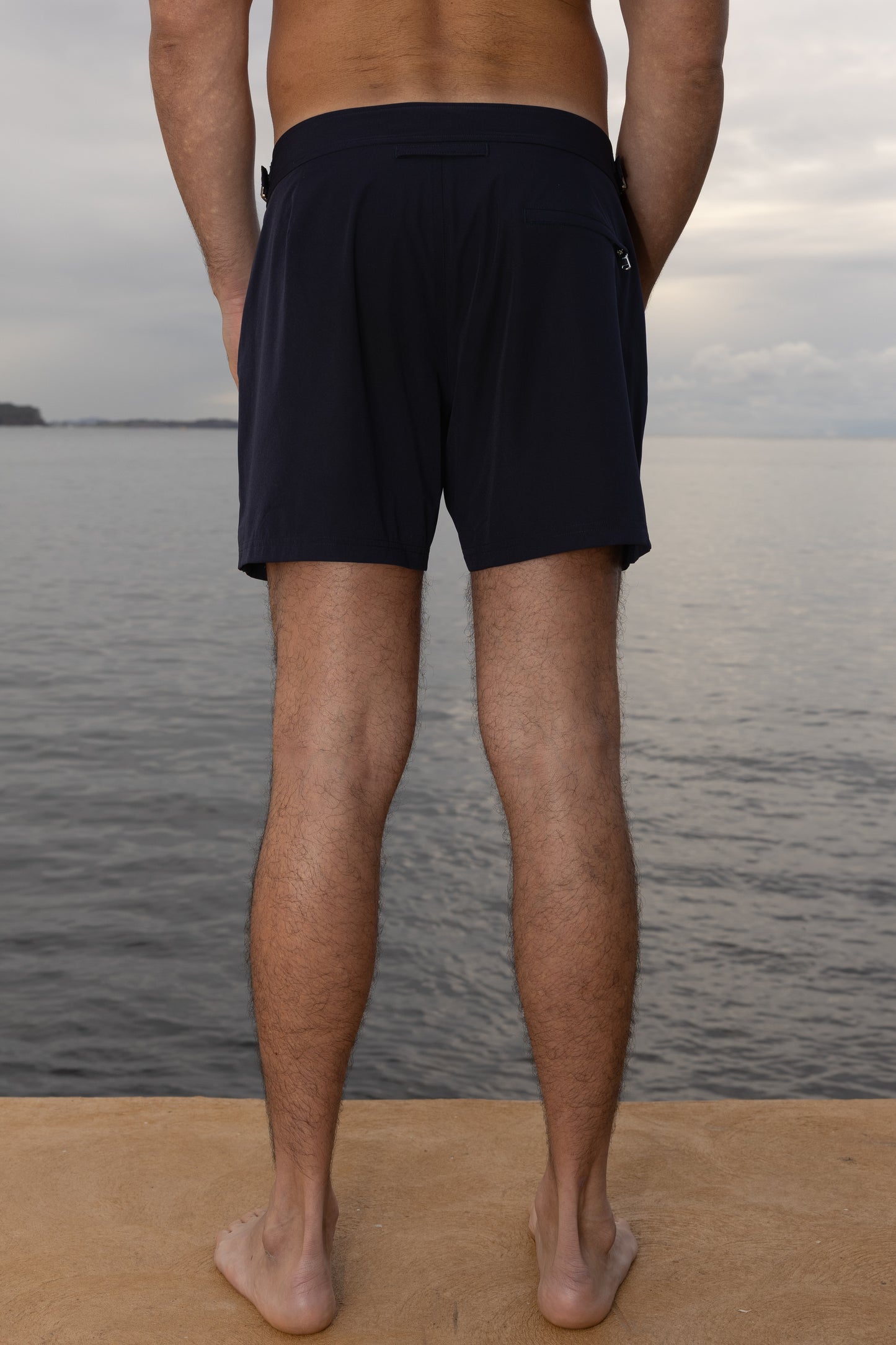 Mickèll – Men’s Swim Shorts – Deep navy product shot back